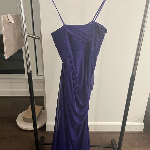 Adrianna Papell Deep Purple Maxi Dress - Picture 7 of 8